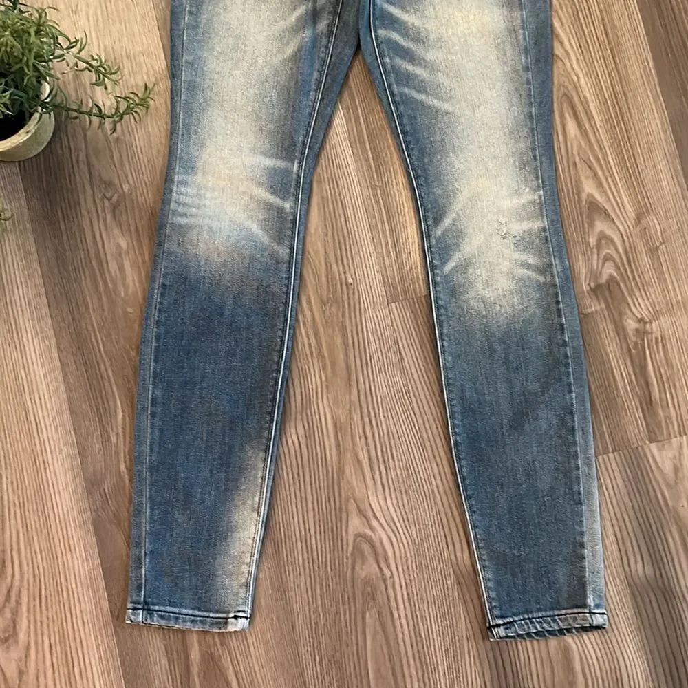MADEWELL HIGH RISER SKINNY SKINNY JEANS IN MAZZY WASH NO DISTRESSING SIZE 25X32 - Picture 6 of 10